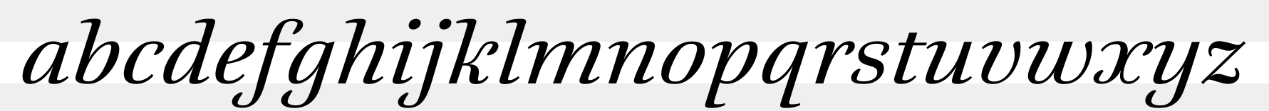 Ruse X040 Italic sample